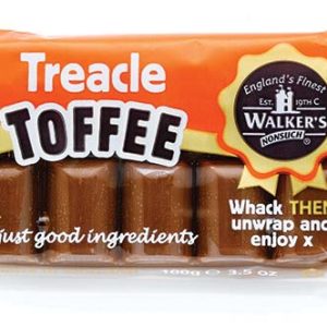 WALKERS NONSUCH TREACLE TOFFEE BARS 100G