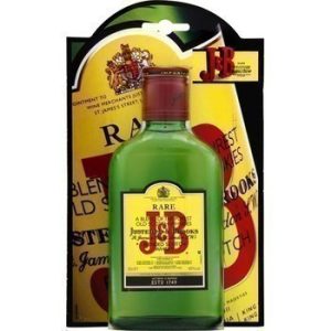 J AND B ; Flask whisky 40% 20 cl