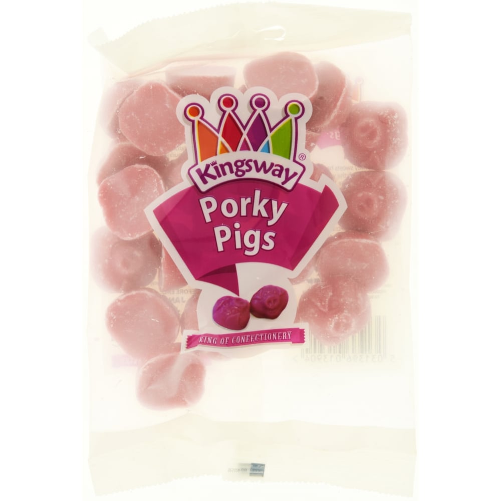 KINGSWAY PORKY PIGS SHARE BAGS 175G – Image 2