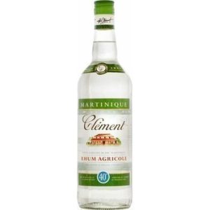CLEMENT ; Rhum agricole blanc Martinique 100 cl