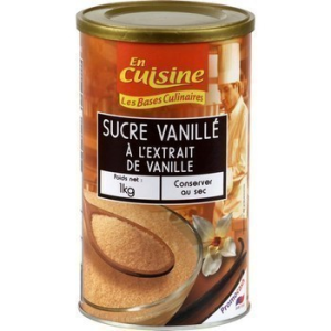 Sucre vanillé à l’extrait de vanille 1 kg