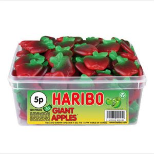 HARIBO GIANT APPLE 5P TUB