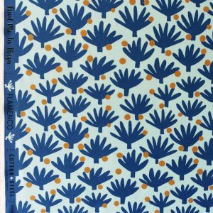 Tissu Find Me Ibiza Flamenco Bleu