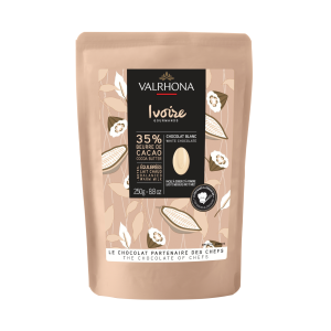Fèves Ivoire 35% beurre de cacao 250grs