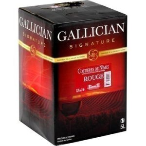 Costières de Nîmes rouge Gallician Signature 12,5° 5 l