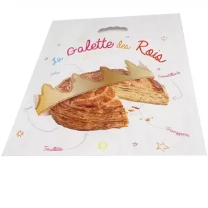Sac galette des rois ingraissable 30 + 3 x 35 cm par 100
