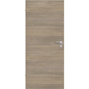 Porte de chambre CPL Lärche Smoke quer Holznachb. 86 cm x 198,5 cm Anschlag L
