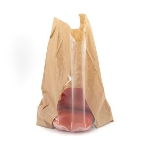 Sac kraft à fenêtre