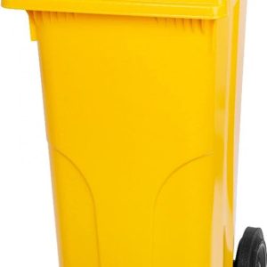 Poubelle à 2 roues, plastique HDPE