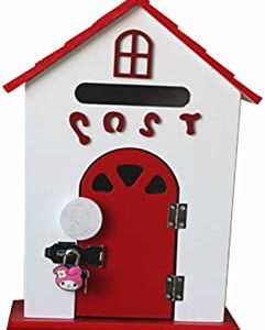 SHYPwM Boîte aux Lettres en Bois/Boîte aux Lettres de personnalité créative/Cabine de création de boîte de Jardin en Cabine de Jardin -23×12.5x33CM-Boîte aux Lettres intérieure- (9x5x13 Pouces)
