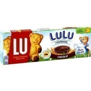 LULU L’OURSON ; Gâteaux fourrés chocolat x5