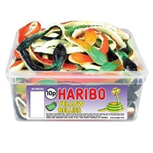 HARIBO YELLOW BELLIES TUB