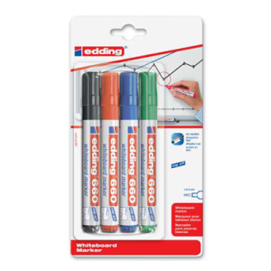 Marqueur effacable E660 coloris assortis x 4