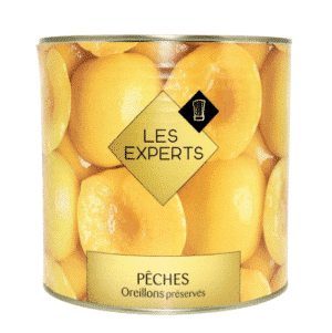 Boîtes 3/1 d&rsquo;Oreillons de Pêches Préservés