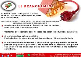 Demander un devis de branchement au réseau de la SONABEL