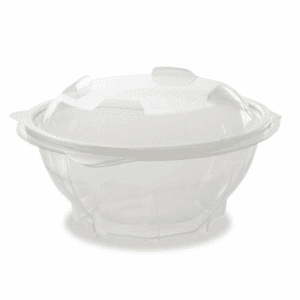 70 bols salades avec couvercle déchirable en plastique 1000 ml