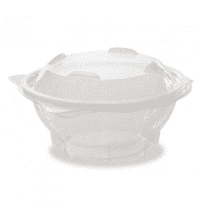 75 bols salade avec couvercle déchirable en plastique 750 ml