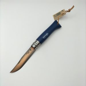 Couteau de Poche Opinel N°8 Baroudeur Bleu Foncé