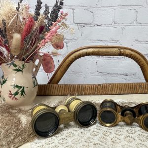 Duo paires de jumelles d&rsquo;opéra vintage