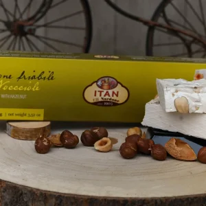 Torrone (nougat) friable aux noisettes (100g)