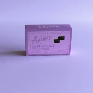 Bonbon à la gomme de réglisse parfumée à la violette “Senatori” (100g)