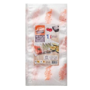 Lot de 50 sacs sous vide – 15 x 30 cm