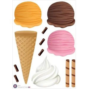 Cornet de glace à assembler