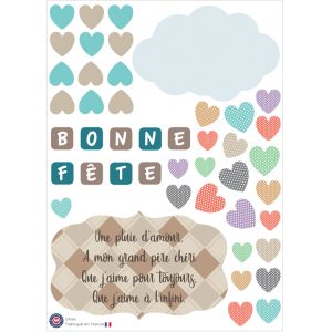 45 gommettes Bonne Fête Grand-père