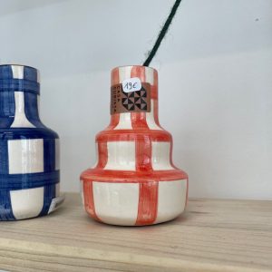 Stepped Mini Vase Rouge