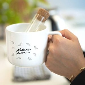 Mug et infuseur en verre