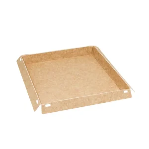 Plateau carton kraft 18 x 18 cm par 240