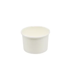 Pot de glace carton blanc 90 ml par 50