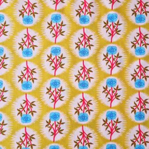 Tissu Bloomology Fleurs Maïs