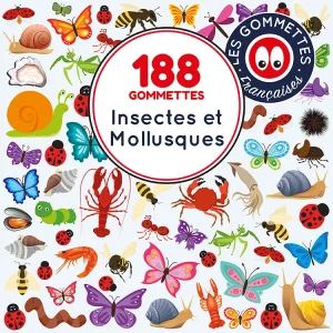 188 gommettes Insectes et Mollusques