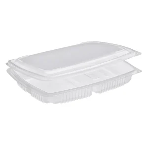 Barquette micro-ondable 2 compartiments 1450 ml par 20