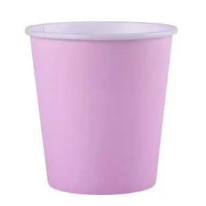 25 gobelets carton roses pastels 20 cl