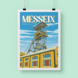 Affiche « Messeix Musée de la mine »
