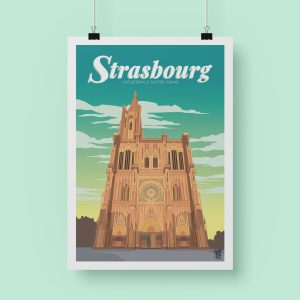 Affiche « Cathédrale Notre-Dame de Strasbourg »