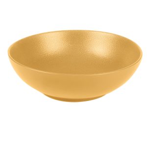 Assiette creuse Vésuvio Safran – Table Passion