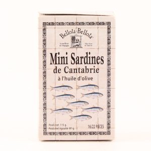 Mini sardines de Cantabrie à l&rsquo;huile d&rsquo;olive 115grs
