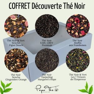 Coffret découverte “Thé Noir”: 6 variétés
