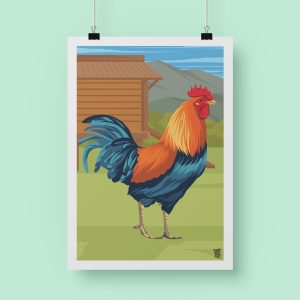 Affiche « Le Coq »