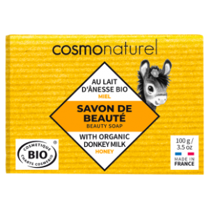 Savon au lait d&rsquo;ânesse à base de miel bio 100g