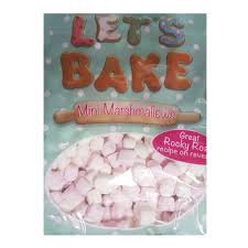LETS BAKE & DECORATE MINI MARSHMALLOWS BAG 150G