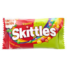 SKITTLES FRUIT & SOURS BAG 55G
