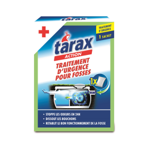 Traitement d’urgence pour fosses 200 g Tarax