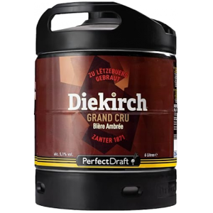 Fût Diekirch Grand Cru 5,1 % – 6L Perfectdraft – Consigne 5 € incluse