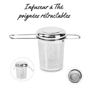 Infuseur à Thé  poignées rétractables