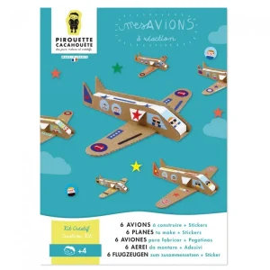 KIT CRÉATIF AVIONS À RÉACTION (4ans et+)