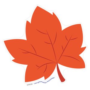 Stickers Feuille rouge d’Automne